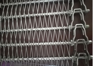 Strong Tensile Spiral Mesh Belt High Filtration Performance For Meat Tortilla Processing