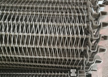 Food Freezing Stainless Steel Wire Mesh Conveyor Belt Good Conveying Function
