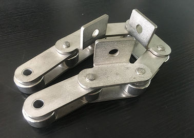 Customized Double Roller Chain ,  Roller Conveyor Chain For Heavy Duty Conveyor Belt