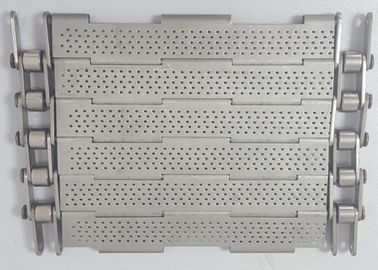 Reinforced SS Plate Conveyor Belt High Tensile Strength Pressure Resistance