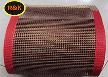 High Strength PTFE Conveyor Belts Good Ventilation Fabric Shrinkage Drying