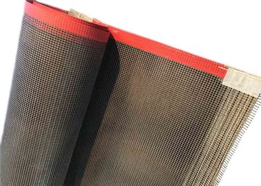 PTFE Fiberglass Mesh Conveyor Belts 4*4 Mm Hole Pet Food Drying Use