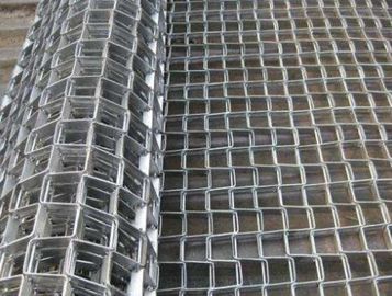 316L SS Flat Wire Mesh Belt High Temperature Resistance For Bread Baking