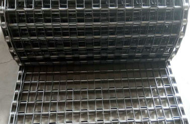 Stainless Steel Flat Wire Mesh Belt Acid Resistance For Chemical Industry
