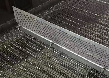 Medicinal Material Dryer Chain Metal Conveyor Belts 316 Stainless Steel Anti Rust