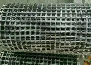 Metal Flat Wire Mesh Belt , Stainles Steel Conveyor Belt Long Life Time For Sterilizer