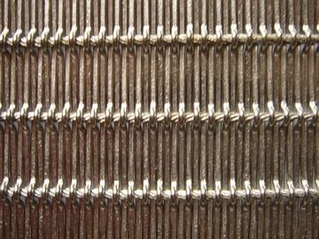 SS316L Spiral Mesh Belt , Balanced Spiral Wire Mesh For Hotel Decoration