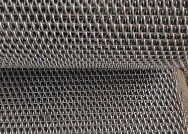 Anti Alkaline Straight Rod Balanced Weave Conveyor Belts 304SS For Heavy Load