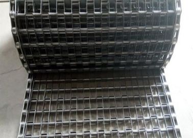 304 Stainless Steel Mesh Belt Flat Conveyor Belt For Steak Process Oven
