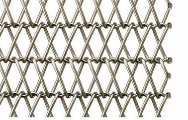 Convey Frozen Food Iso / Sgs Certified Stainless Steel Wire Mesh Conveyor Belt