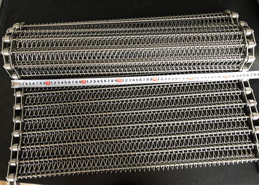 Water Bottle Conveying Metal Chain Wire Mesh Conveyor Belt