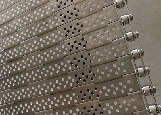Food Grade Chain Mesh Conveyor Belt High Temperature And Alkali Resistant