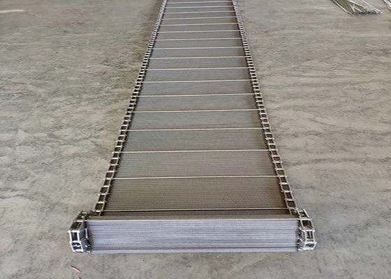 Food Grade Fruit Drying 304 Stainless Steel Chain Mesh Conveyor Belt