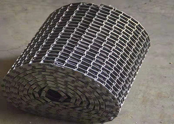 Heavy Load Transportaion Long Life Carbon Steel Flat Wire Mesh Belt