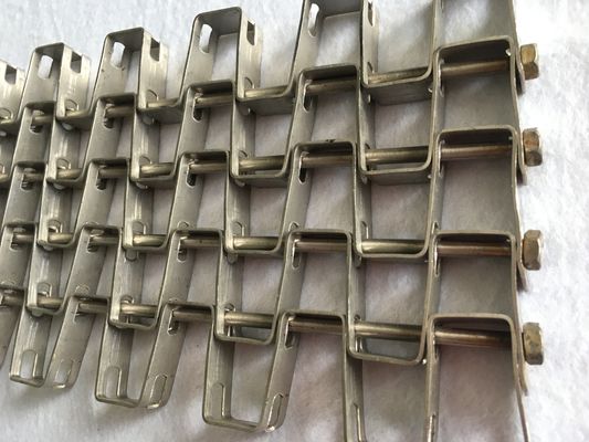 Ss201 Packaging Machine 1m Width Flat Wire Conveyor Belt