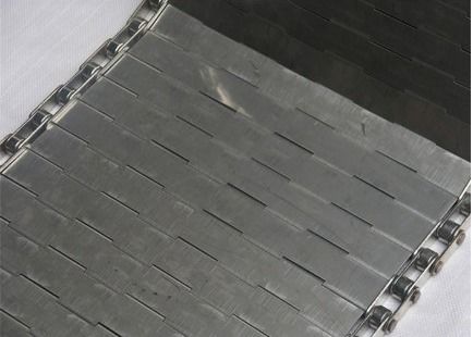 Stainless Steel Heavy Duty Plate Conveyor Belt For Food Sterilization And Filling