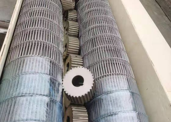 50cm Width Chips Frying Baking Flat Flex Wire Belt 316l Stainless Steel