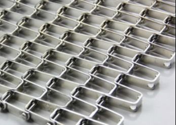 High Rise Cooling Food Grade Flat Wire Conveyor Belt