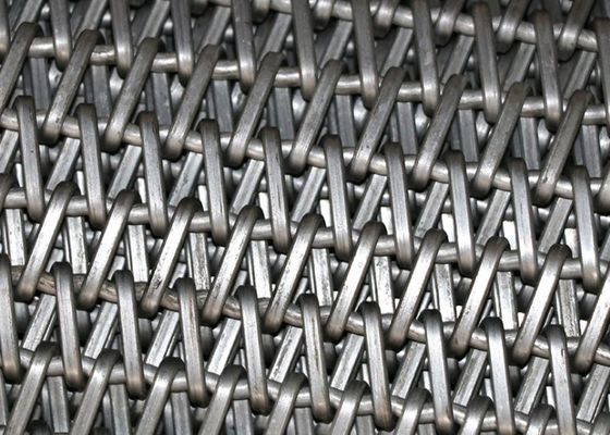 Pasta Drying Stainless Steel Flat Wire Balanced Weave Belt