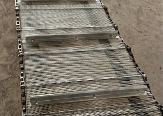 Food Grade Corn Cleaning 316l Ss Chain Mesh Conveyor Belt