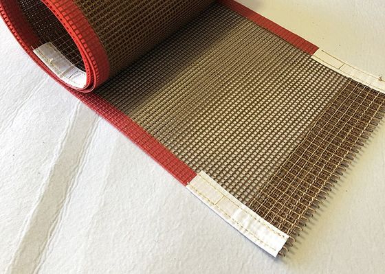 CE Film Edge Reinforcement And Bullnose Joint Ptfe Conveyor Belt
