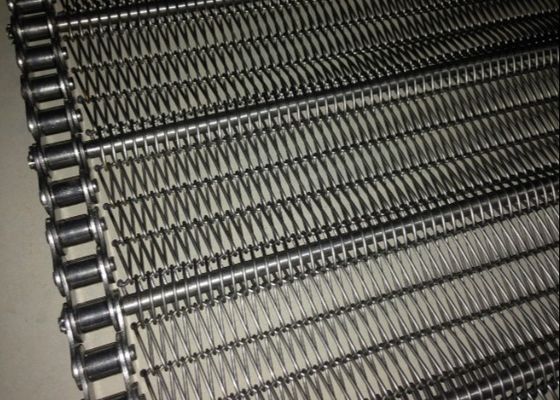 SGS Low Carbon Steel Chain Mesh Conveyor Belt For Nut Conveyor
