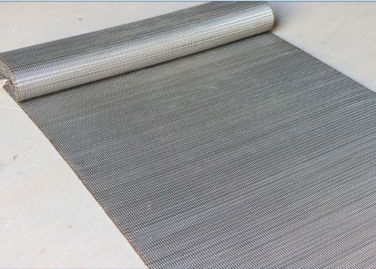 CE Stainless Steel Balanced Weave Mesh Wire Conveyor Belt For Ceramic Processing