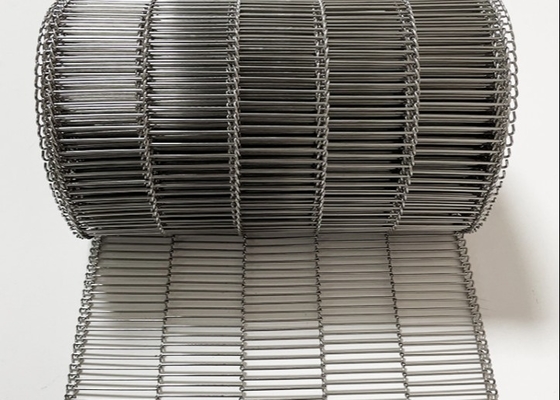 600mm Width Food Grade Donuts Baking Flat Wire Mesh Belt