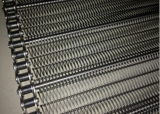 Quick Freezing Industry Chain Conveyor Belt Food Grade 304 Stainless Steel
