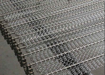 Tea Drying 310s Chain Driven Conveyor Belt 0.8mm Dia