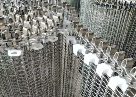 1m Width Spiral Mesh Belt For Bakery Tunnel Oven