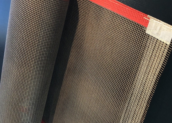 Nonstick Heat Resistant Shrink Tunnel  Conveyor Belts Ptfe Mesh Fiberglass