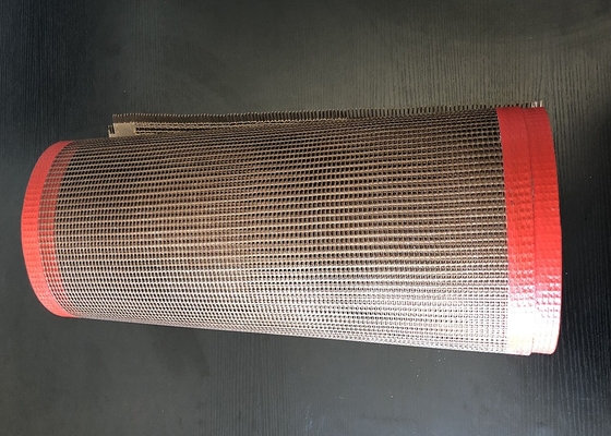 Chemical Corrosion PTFE Coated Fiberglass Conveyor Belt For Uv Printing Machine