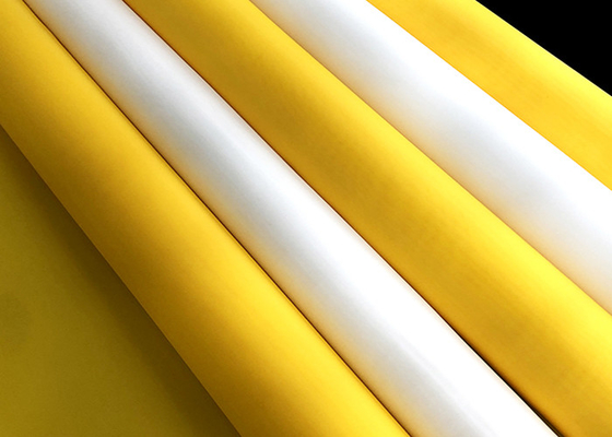 140t Plain Weave Monofilament Mesh Screen 1.25 Meter Width White Yellow Color