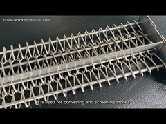 REKING stainless steel chain mesh conveyor belt