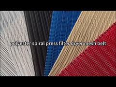 polyester spiral press filter dryer mesh belt