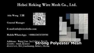 Polyester plain weave square mesh factory